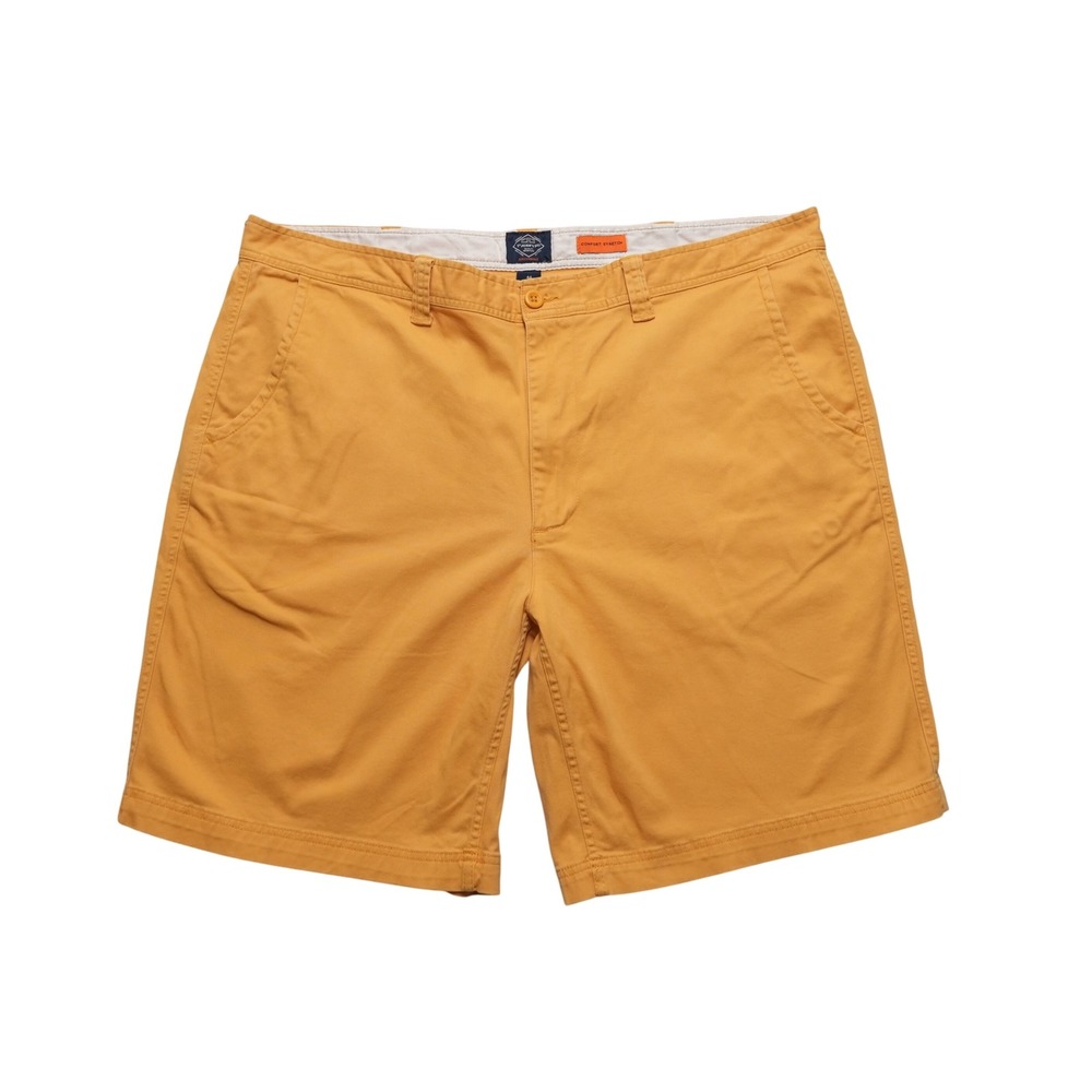 St. John's Bay Performance Shorts Mens‎ 44 Yellow Comfort Stretch